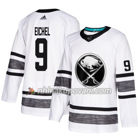 Buffalo Sabres Dresy Jack Eichel 9 Bílá 2019 NHL All-Star Adidas Authentic - Pánské